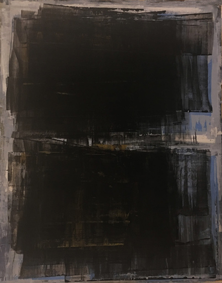 <span>Untitled</span><br>Acrylic on canvas<br>36'' x 46''