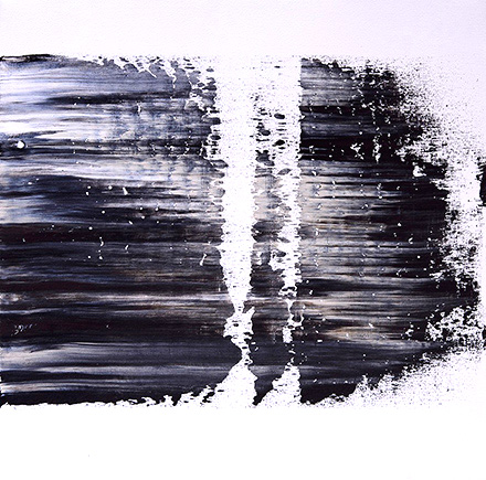 <span>Untitled</span><br>Acrylic on canvas<br>14'' x 14''