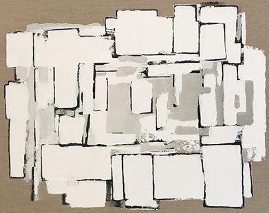 <span>Old City</span><br>Acrylic on linen<br>40'' x 60''